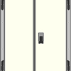 Двері розпашні подвійні ДДХР-80, 1200Х2000